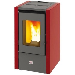 Stufa a Pellet Queen Mignon 6 - colore rosso