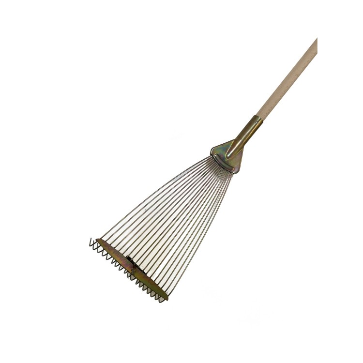 Rastrello Foglie regolabile filo ricurvo 18 denti