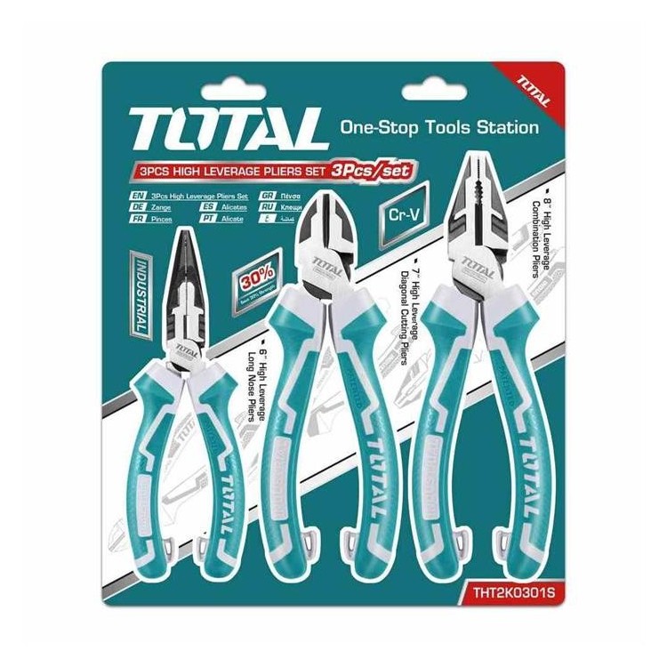 Set Pinze da 3 Pezzi ad alta leva