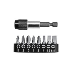 Set da 9 Punte per Avvitatore