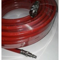 TUBO PNEUMATICO FLESSIBILE IN PVC C/RACCORDI RAPIDI MT 10 2