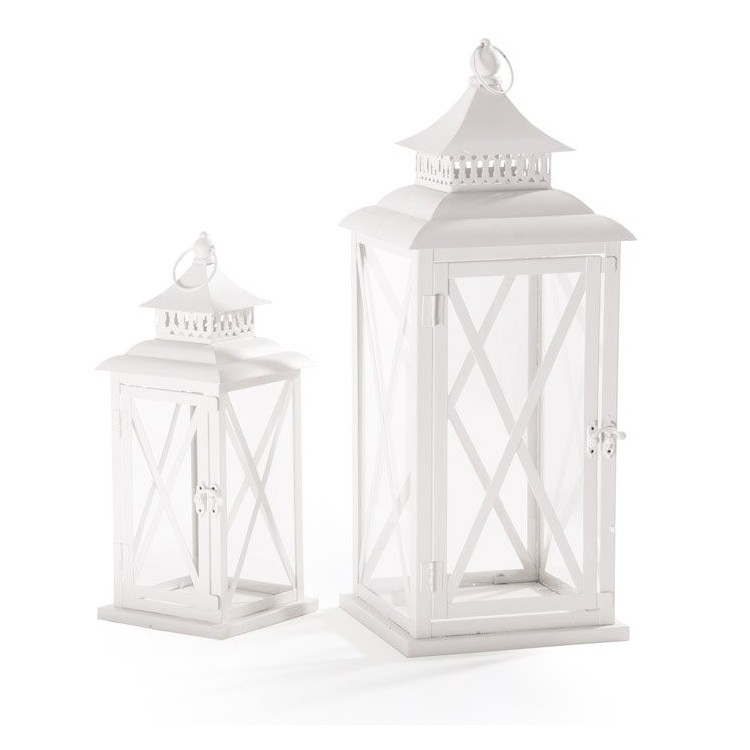 Lanterna Monastir bianca misura M