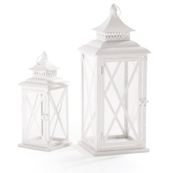 Lanterna Monastir bianca misura L