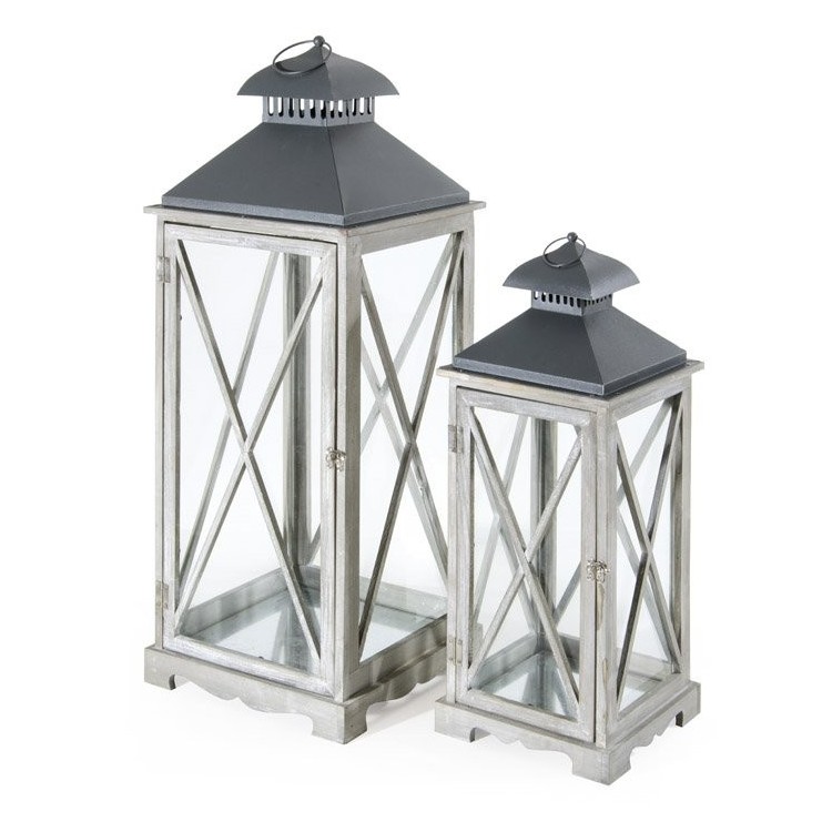 Lanterna Arles grigia Misura M