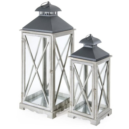 Lanterna Arles grigia Misura L