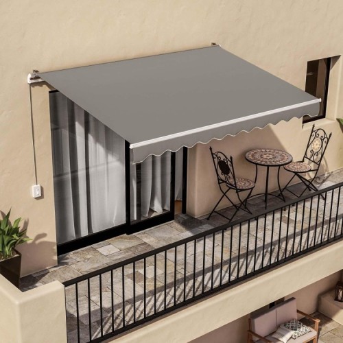 Tenda da sole motorizzata 3x2mt  grigio scuro T1372110/I