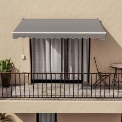 Tenda da sole motorizzata 3x2mt  grigio scuro T1372110/I 2