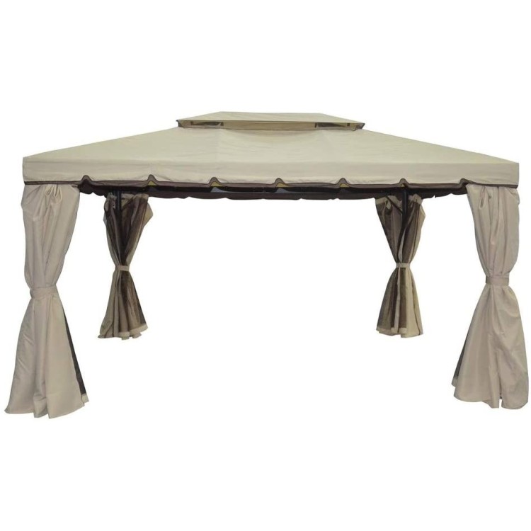 Gazebo 3x3 mt con tende laterali richidibili