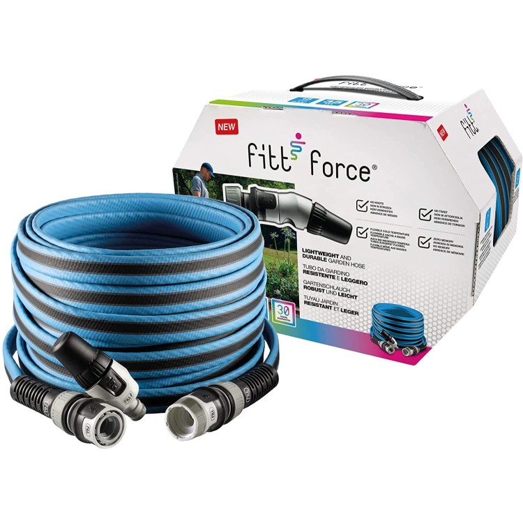 FITT FORCE 5/8" 25m, Tubo Acqua da Giardino per Irrigazione