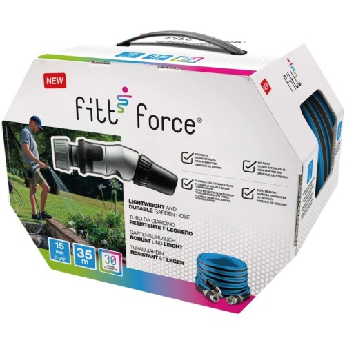 FITT FORCE 5/8" 35m, Tubo Acqua da Giardino per Irrigazione