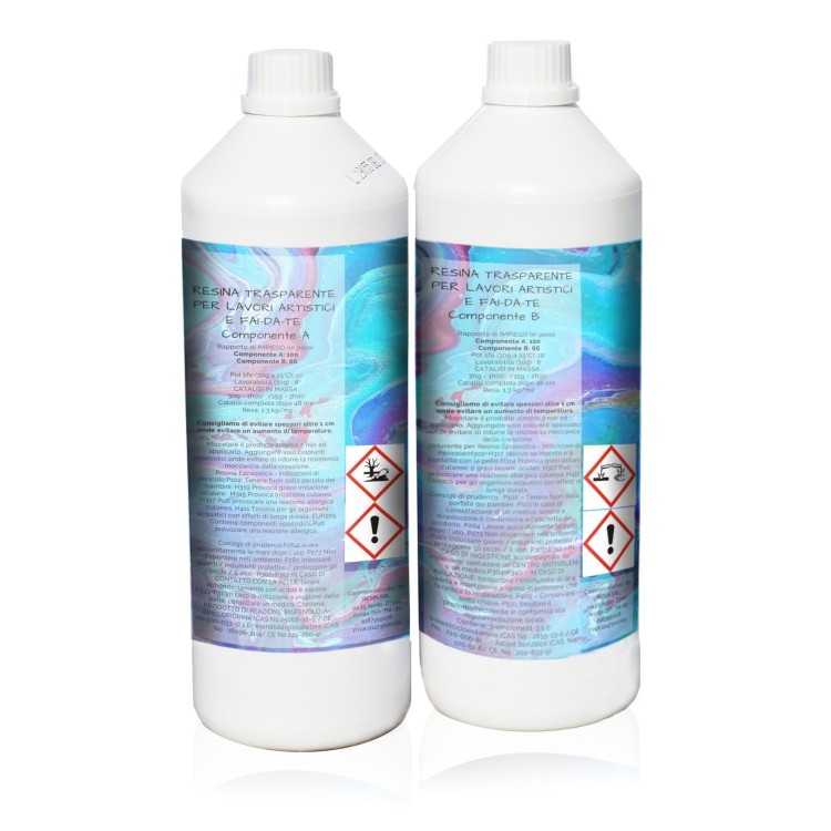 ART PRO Resina epossidica trasparente 1,66 KG