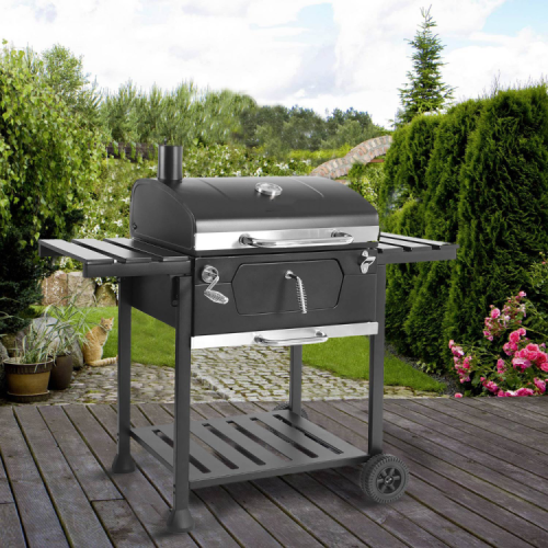 Barbecue a carbonella bbq con ruote
