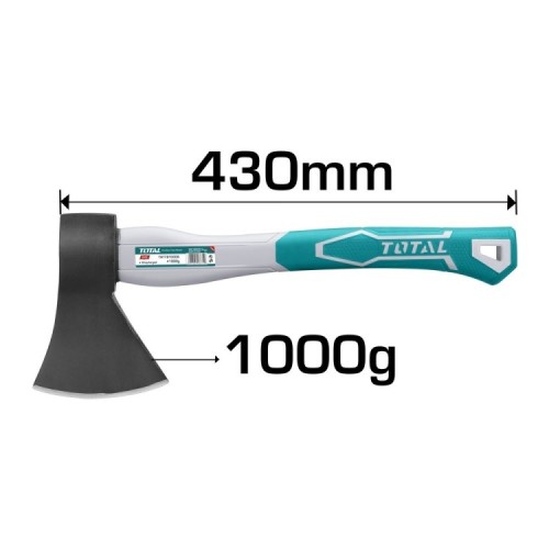 Accetta 43cm in Acciaio da 1000g