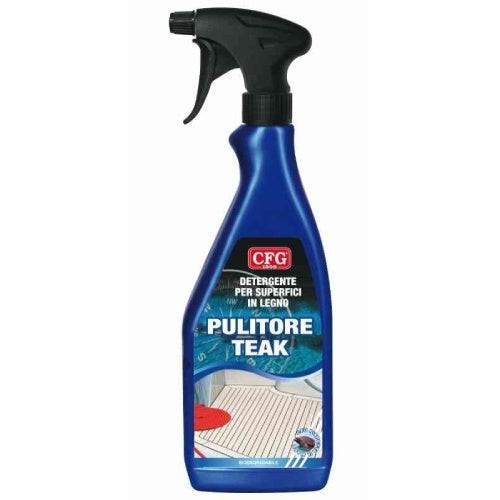 Pulitore Teak, Detergente per le superfici in legno, trigger 750 ml