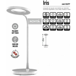 Lampada Da Tavolo Ricaricabile IRIS