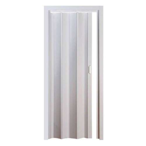 Porta a soffietto PVC bianca chiusura a calamita