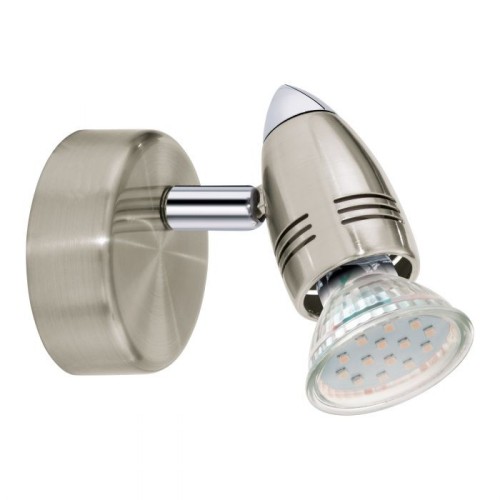 MAGNUM-LED Faretto nickel opaco, cromo