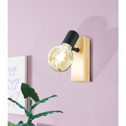 TOWNSHEND legno, metallo 1 faretto