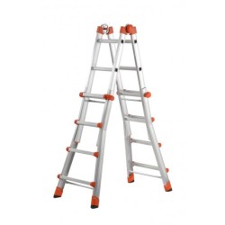 Scala multifunzione telescopica 4+4 alluminio PEPPina AL020