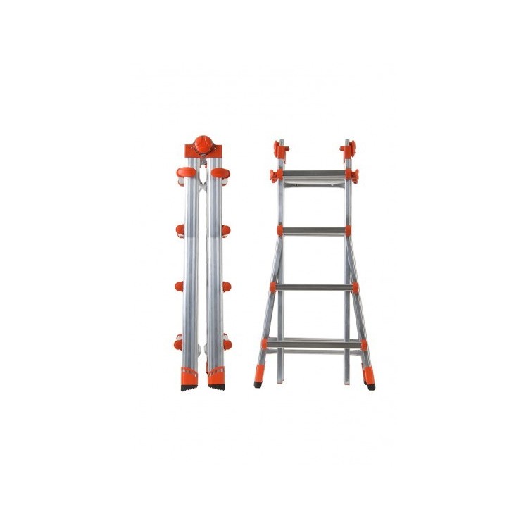 Scala multifunzione telescopica 4+4 alluminio PEPPina AL020