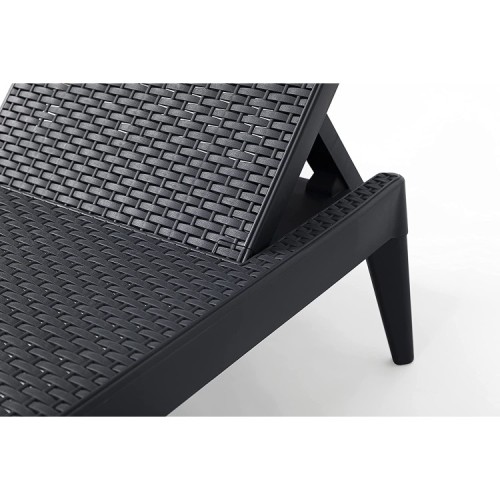 Lettino mare, prendisole reclinabile Numana