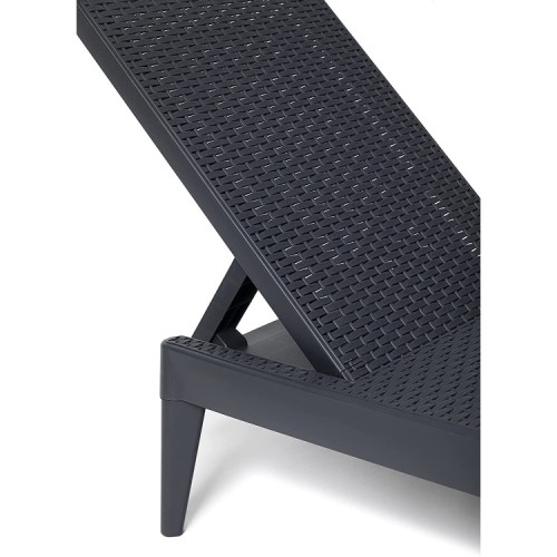 Lettino mare, prendisole reclinabile Numana