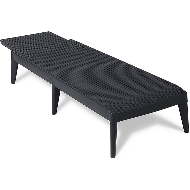 Lettino mare, prendisole reclinabile Numana