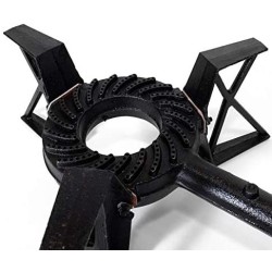 fornello a gas professionale in ghisa con 3 piedi - 7,5 kW 2