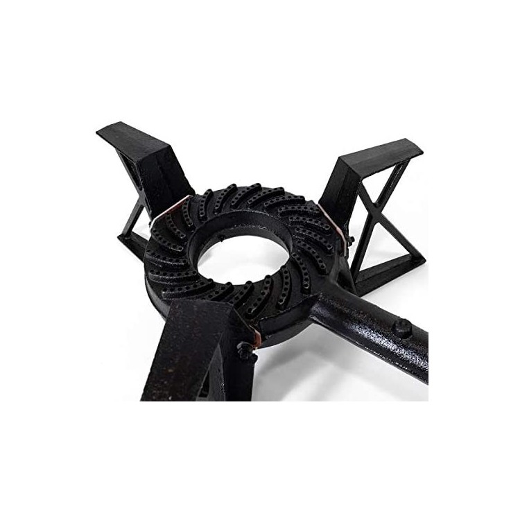 fornello a gas professionale in ghisa con 3 piedi - 7,5 kW