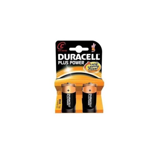 Pile Duracell Plus - Mezzatorcia C - 1,5V - (Conf. 2)