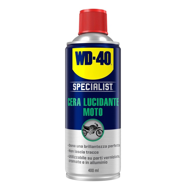 WD-40 Specialist Cera Lucidante Moto Spray 400 ml