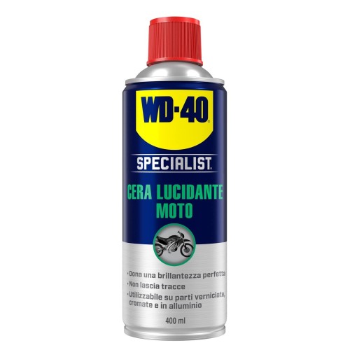 WD-40 Specialist Cera Lucidante Moto Spray 400 ml