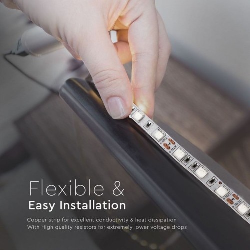 Strip LED 60 LED/m 12V 6400K IP20 10mm