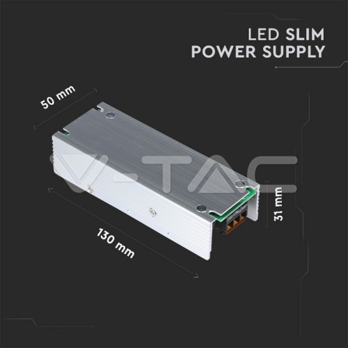 LED Alimentatore 60W 12V 5A Metal Slim