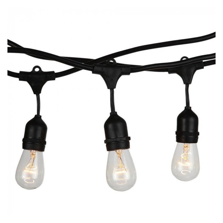 V-TAC Catenaria 5mt con 10 Attacchi E27 IP65