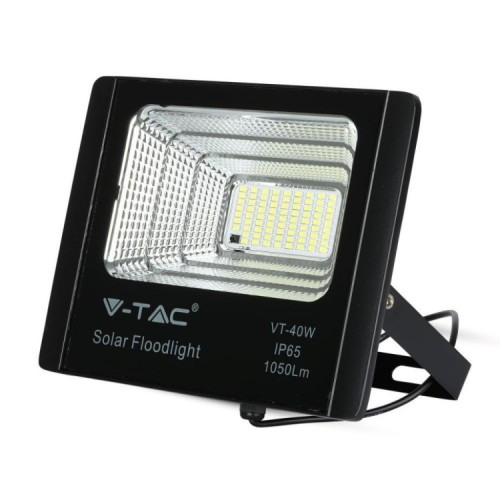 Faro LED con Telecomando e Pannello Solare 16W 4000K
