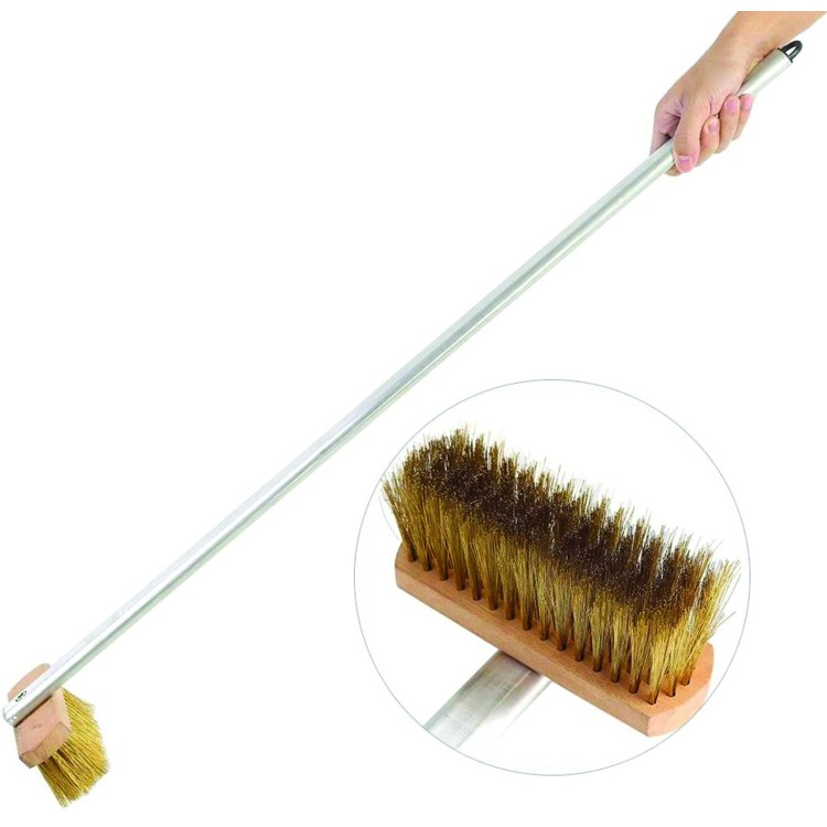 SPAZZOLA PULISCI FORNO CM 27X165 H MANICO LEGNO