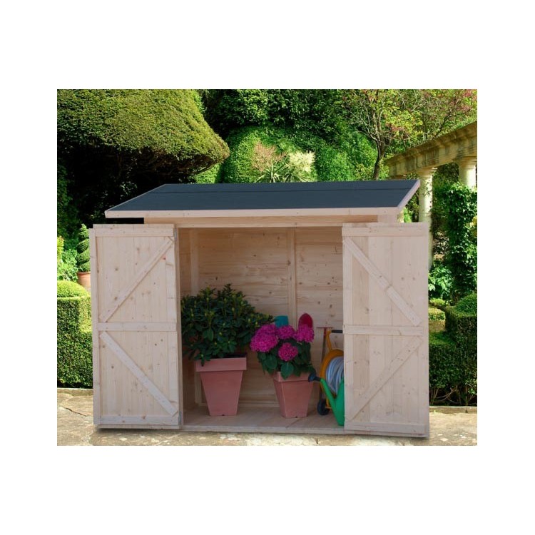 Box addossato IDAHO 20 mm - 200 x 100 cm porta doppia