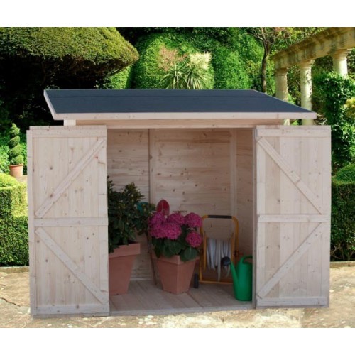 Box addossato IDAHO 20 mm - 200 x 100 cm porta doppia