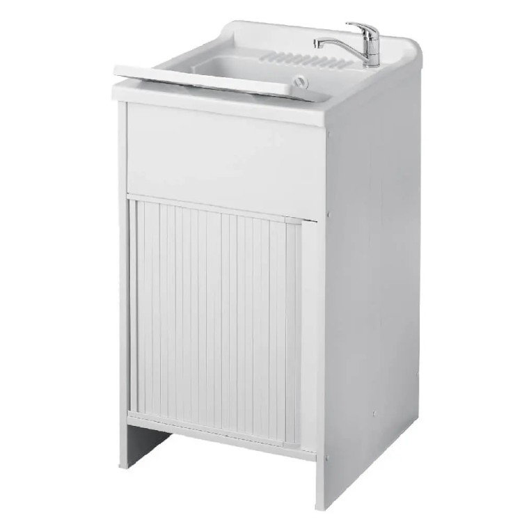 Mobile-lavatoio con serrandina scorrevole 45x50x85 cm