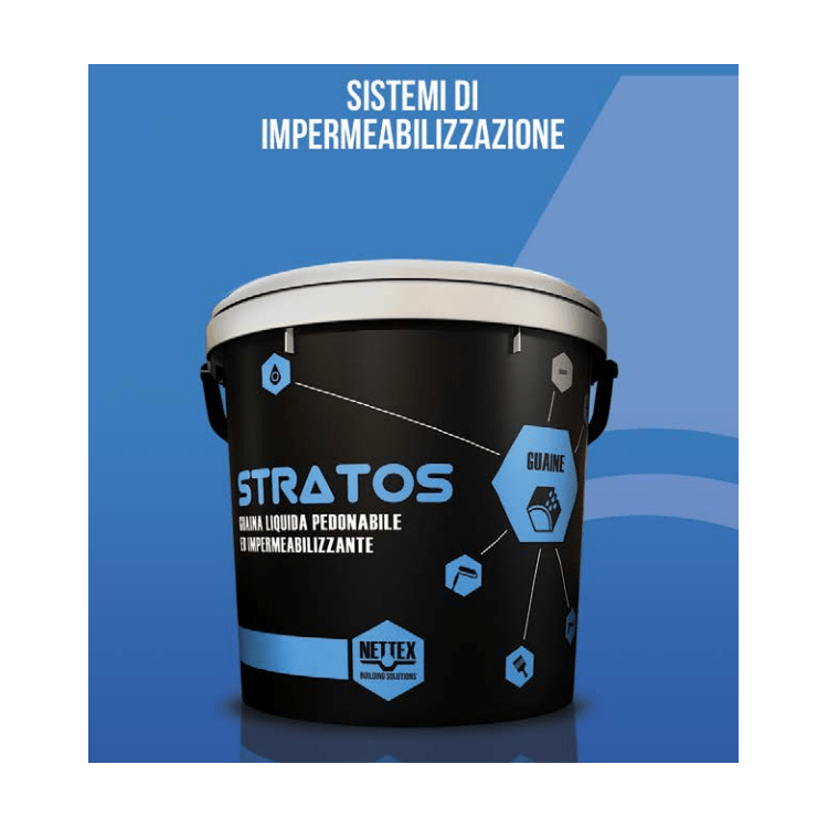 STRATOS Guaina Liquida 5 Kg Nera