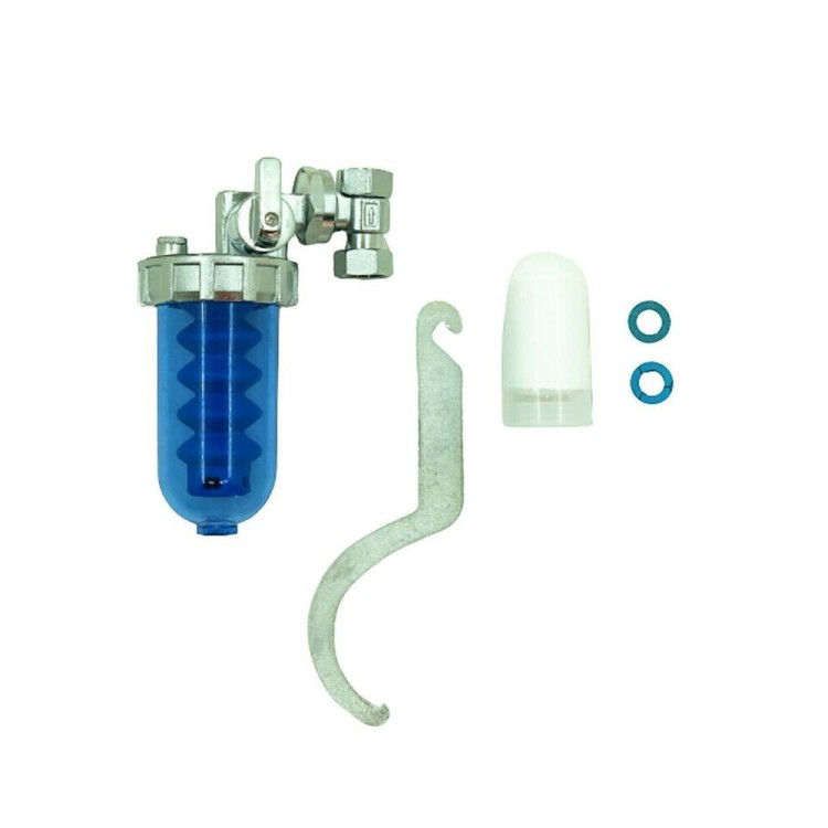 Filtro anticalcare dosatore di sali polifosfati da 1/2 con attacchi orientabili