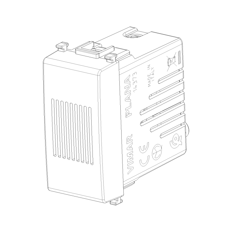 Suoneria 230V 50-60Hz bianco - 14373