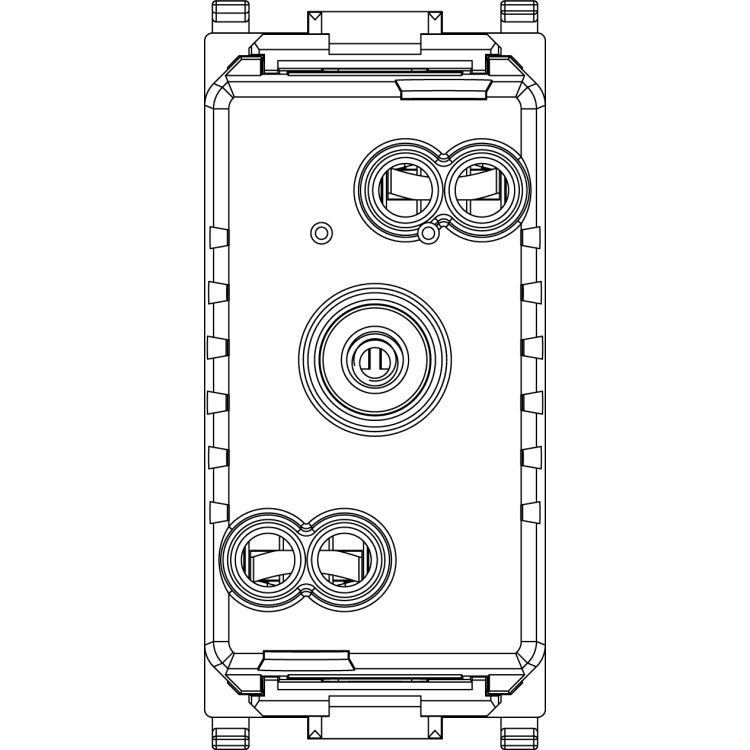 Suoneria 230V 50-60Hz bianco - 14373
