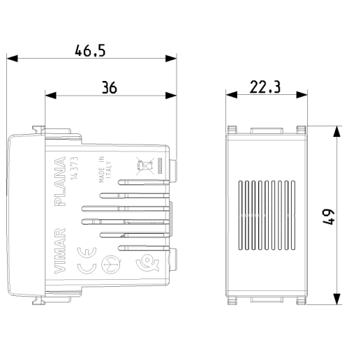 Suoneria 230V 50-60Hz bianco - 14373
