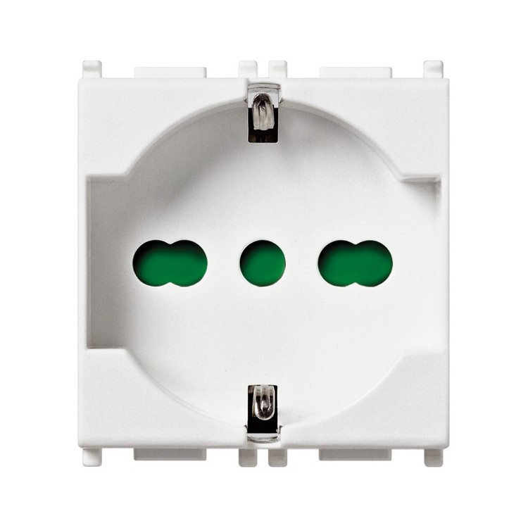 Presa 2P+T 16A universale bianco - 14210