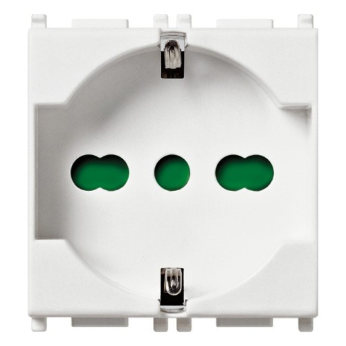 Presa 2P+T 16A universale bianco - 14210
