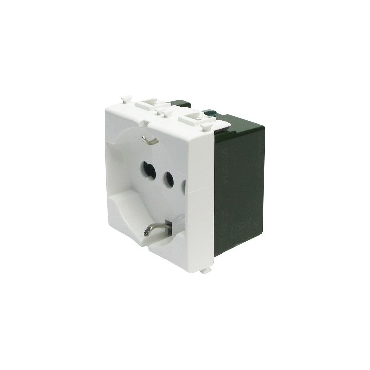Presa 2P+T 16A universale bianco - 14210