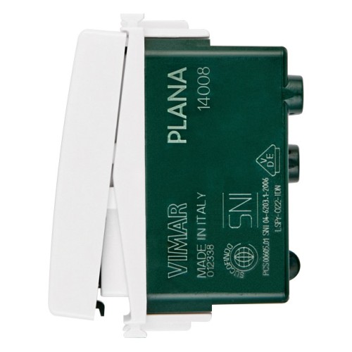 Pulsante 1P NO 10A bianco - 14008