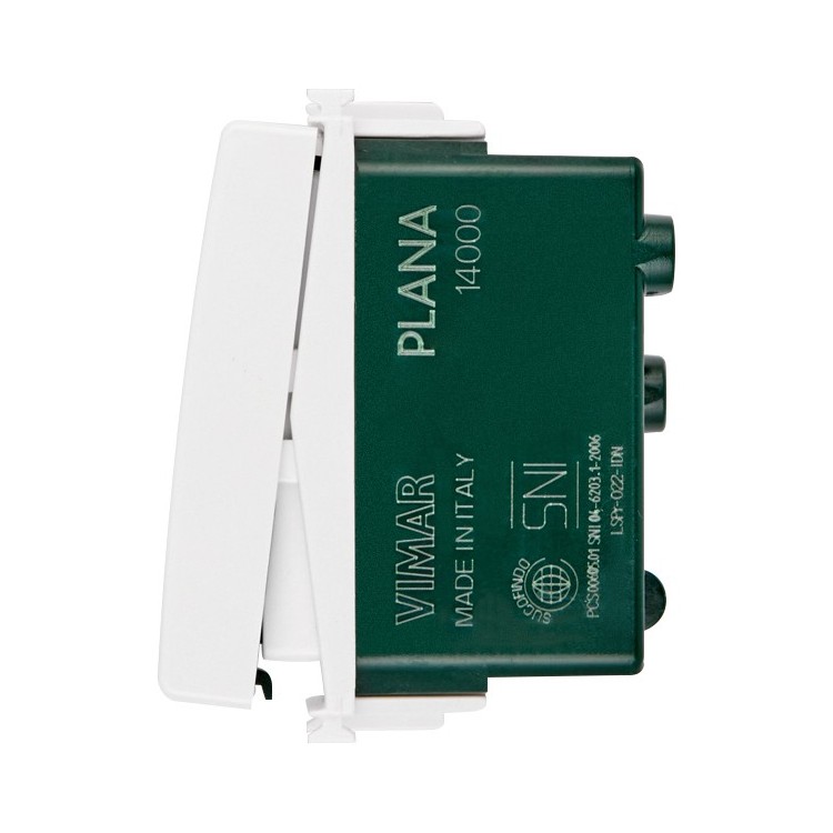 Interruttore 1P 10AX bianco - 14000
